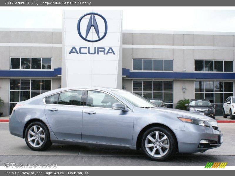 Forged Silver Metallic / Ebony 2012 Acura TL 3.5