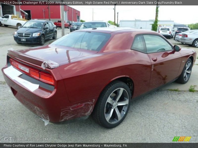 High Octane Red Pearl / Anniversary Dark Slate Gray/Foundry Black 2014 Dodge Challenger R/T 100th Anniversary Edition