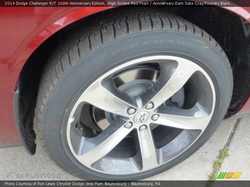High Octane Red Pearl / Anniversary Dark Slate Gray/Foundry Black 2014 Dodge Challenger R/T 100th Anniversary Edition