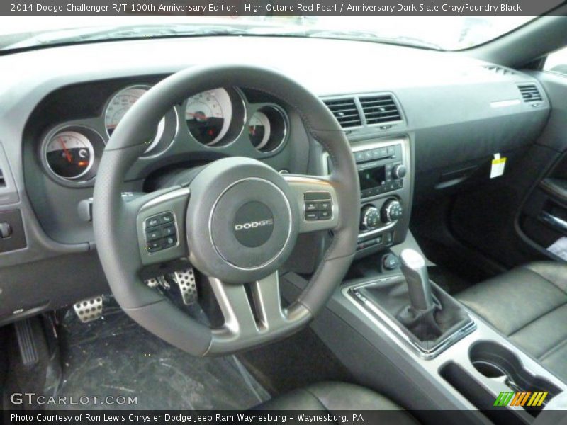 High Octane Red Pearl / Anniversary Dark Slate Gray/Foundry Black 2014 Dodge Challenger R/T 100th Anniversary Edition