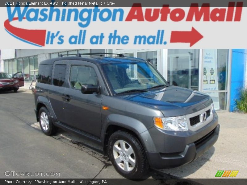 Polished Metal Metallic / Gray 2011 Honda Element EX 4WD