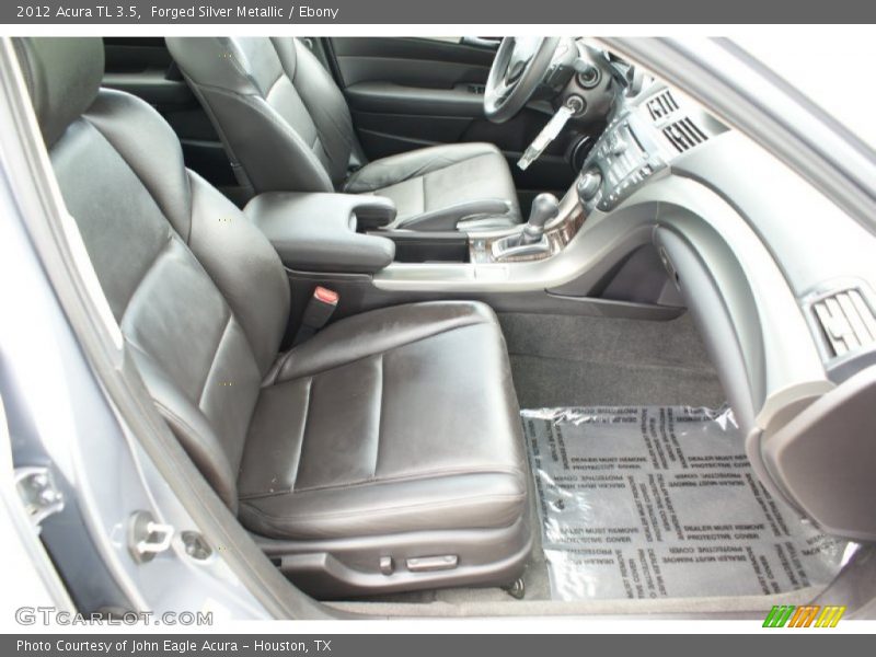 Forged Silver Metallic / Ebony 2012 Acura TL 3.5