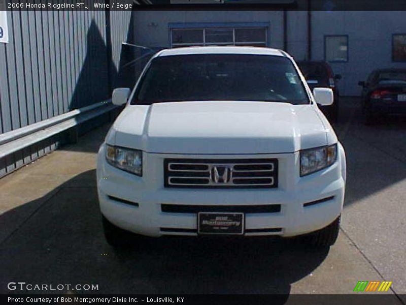 White / Beige 2006 Honda Ridgeline RTL