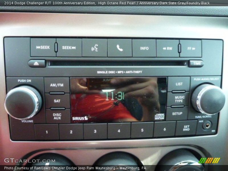 Audio System of 2014 Challenger R/T 100th Anniversary Edition