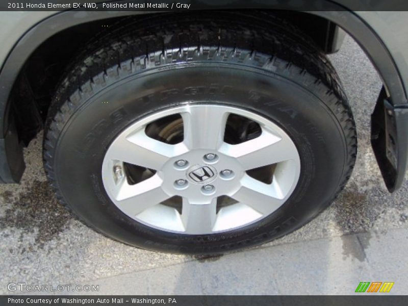Polished Metal Metallic / Gray 2011 Honda Element EX 4WD