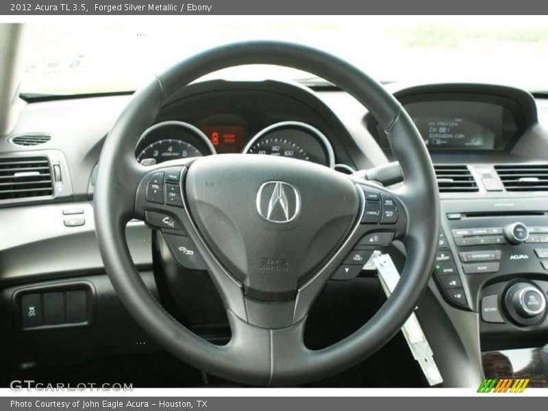 Forged Silver Metallic / Ebony 2012 Acura TL 3.5