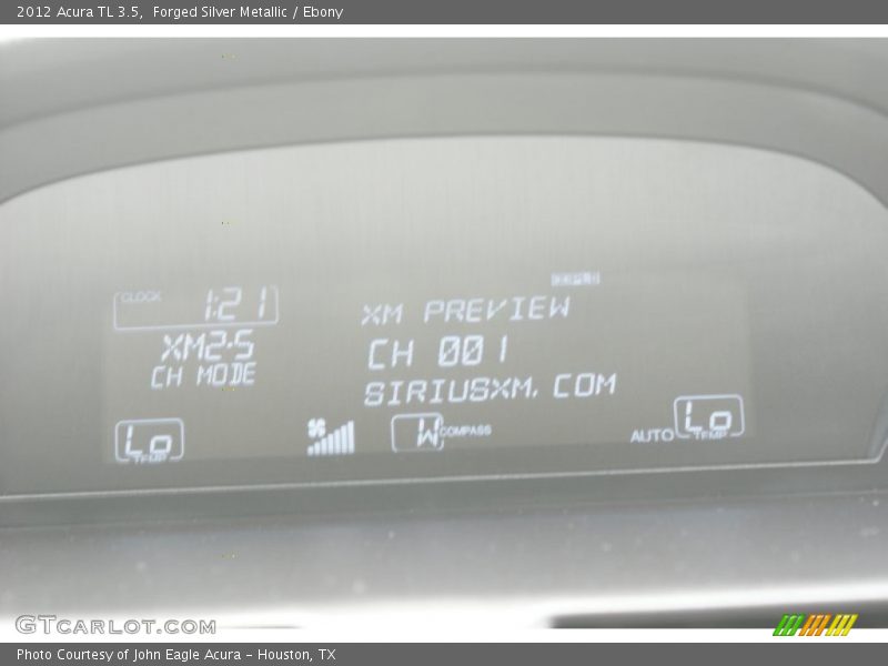 Forged Silver Metallic / Ebony 2012 Acura TL 3.5
