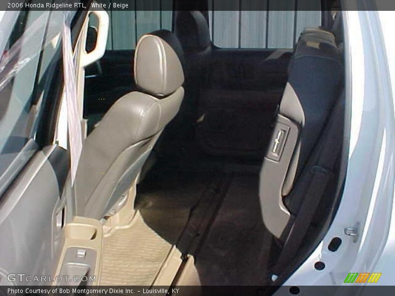White / Beige 2006 Honda Ridgeline RTL