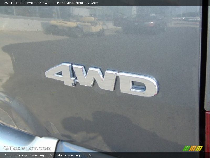 Polished Metal Metallic / Gray 2011 Honda Element EX 4WD