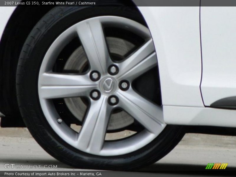Starfire White Pearl / Cashmere 2007 Lexus GS 350