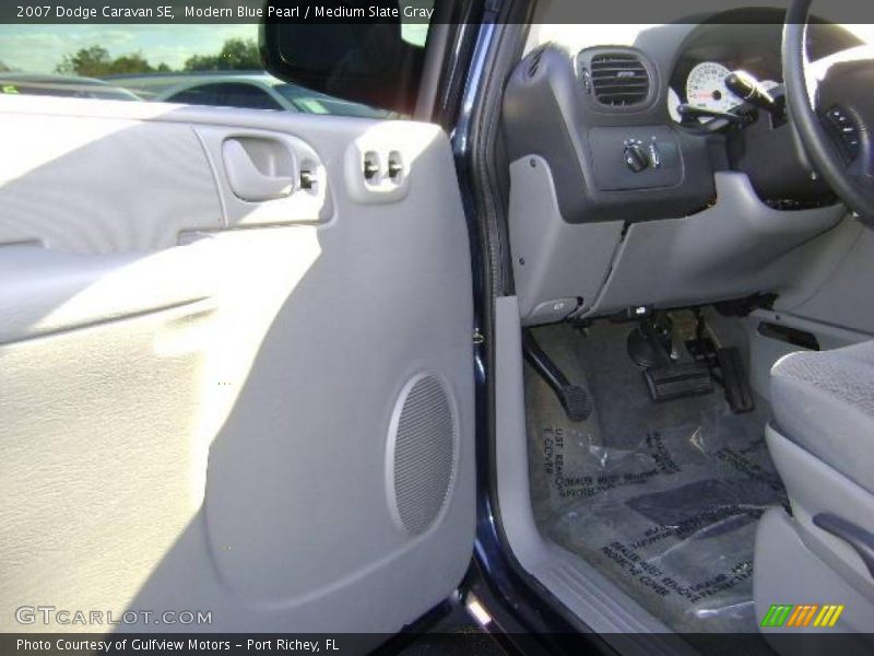 Modern Blue Pearl / Medium Slate Gray 2007 Dodge Caravan SE