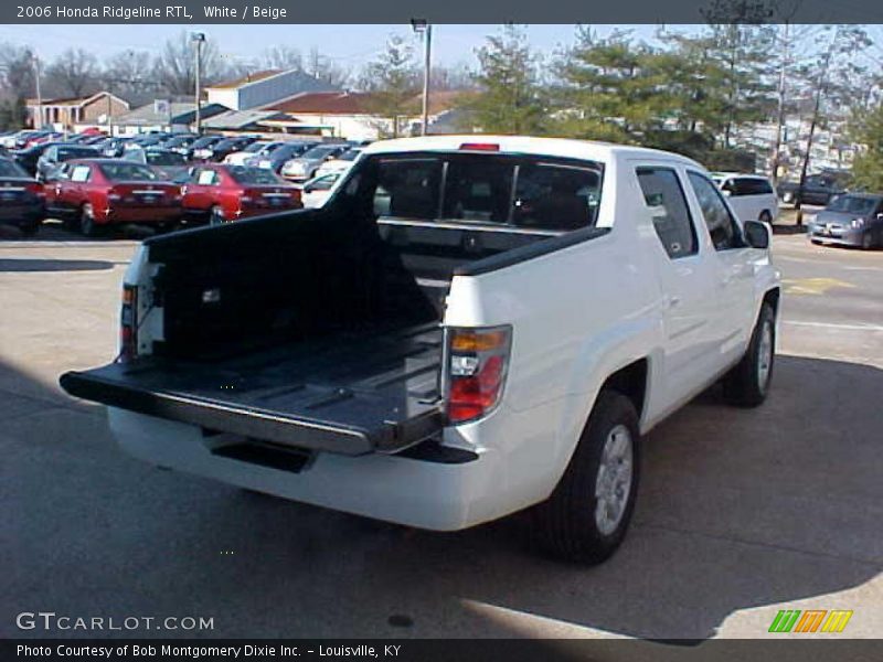 White / Beige 2006 Honda Ridgeline RTL