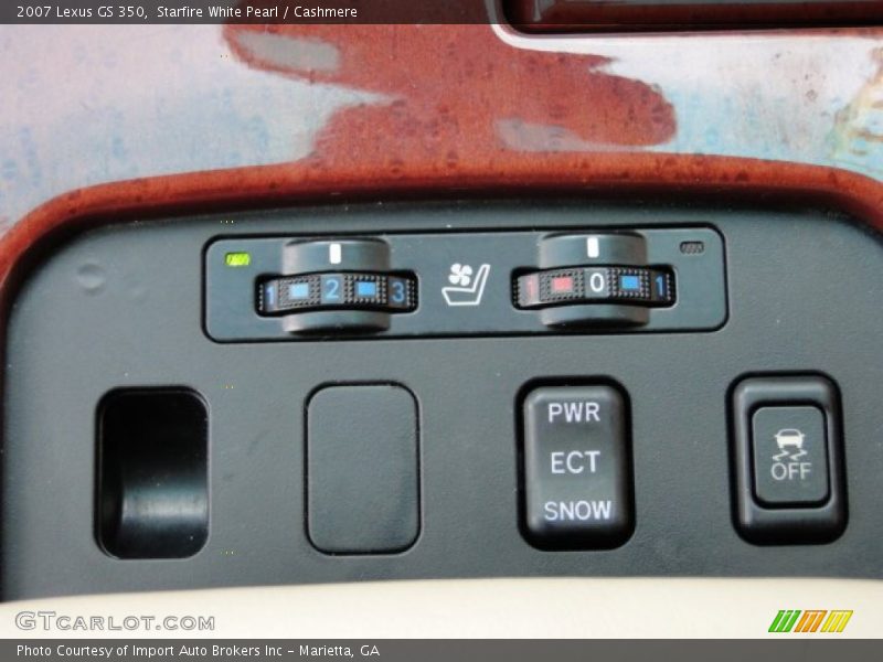 Starfire White Pearl / Cashmere 2007 Lexus GS 350