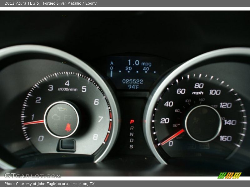 Forged Silver Metallic / Ebony 2012 Acura TL 3.5