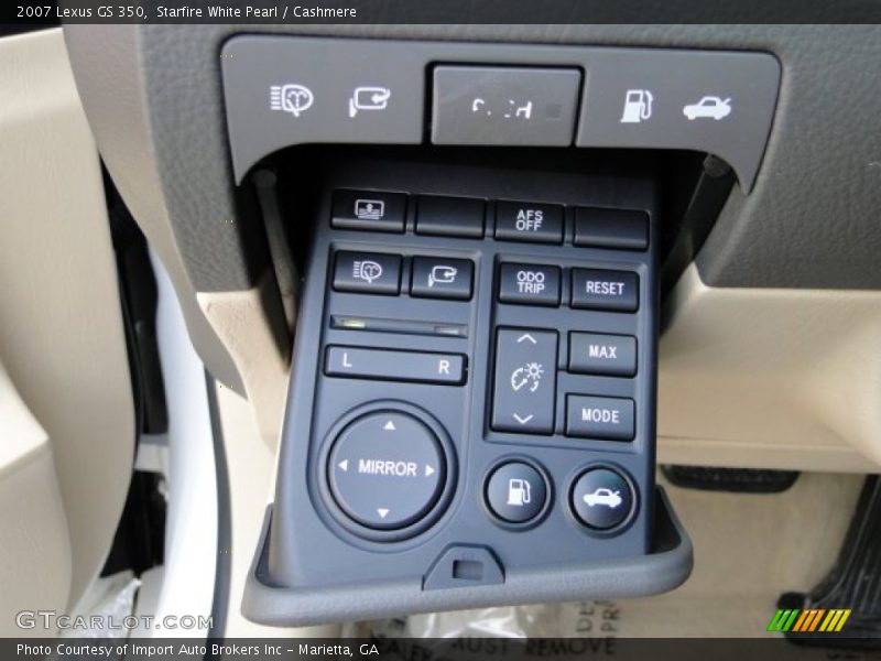 Starfire White Pearl / Cashmere 2007 Lexus GS 350