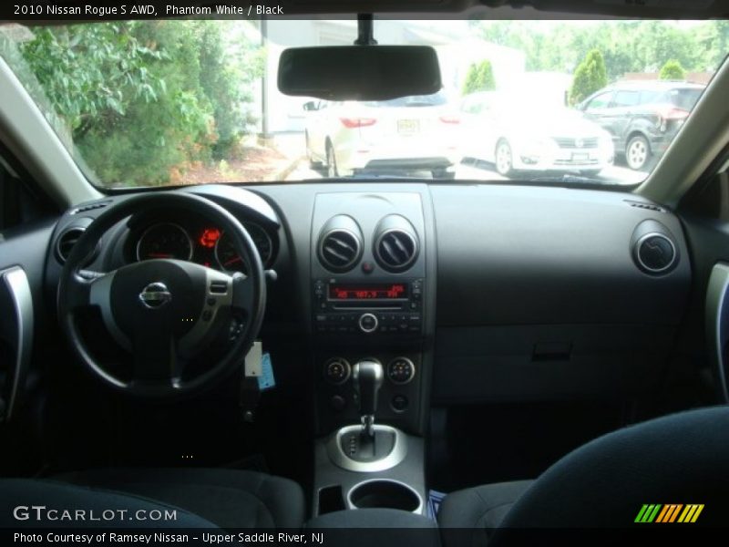 Phantom White / Black 2010 Nissan Rogue S AWD