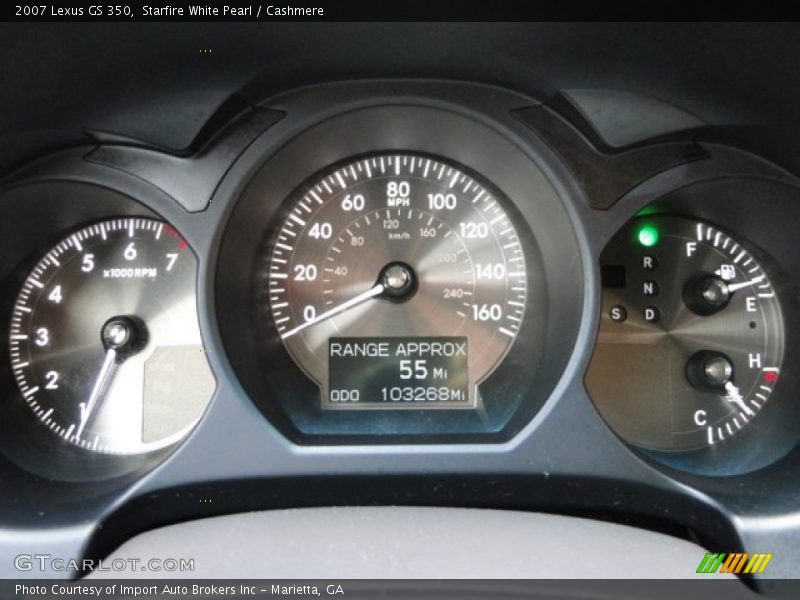 Starfire White Pearl / Cashmere 2007 Lexus GS 350