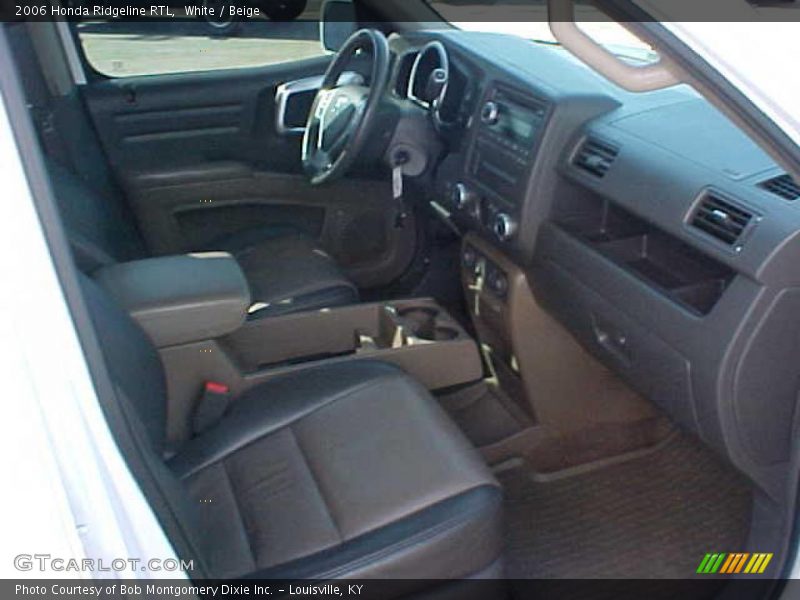 White / Beige 2006 Honda Ridgeline RTL