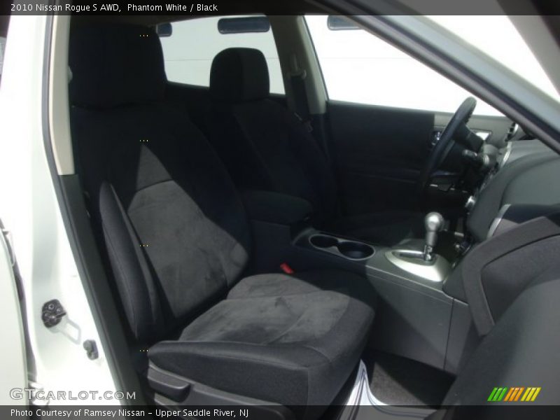 Phantom White / Black 2010 Nissan Rogue S AWD