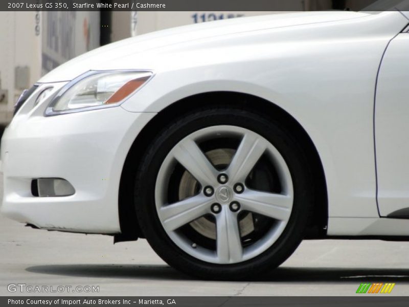 Starfire White Pearl / Cashmere 2007 Lexus GS 350