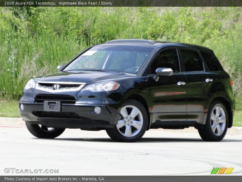 Nighthawk Black Pearl / Ebony 2008 Acura RDX Technology