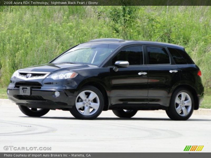 Nighthawk Black Pearl / Ebony 2008 Acura RDX Technology