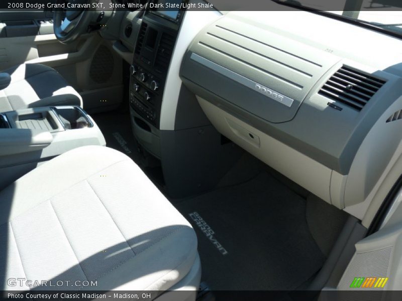 Stone White / Dark Slate/Light Shale 2008 Dodge Grand Caravan SXT