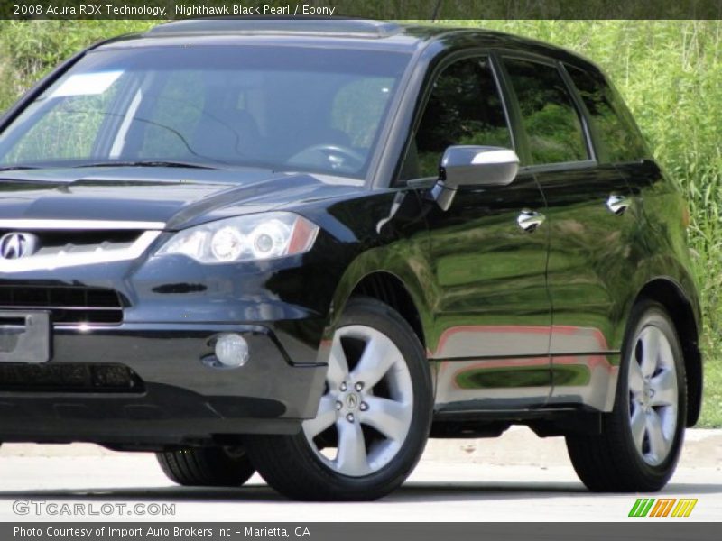 Nighthawk Black Pearl / Ebony 2008 Acura RDX Technology