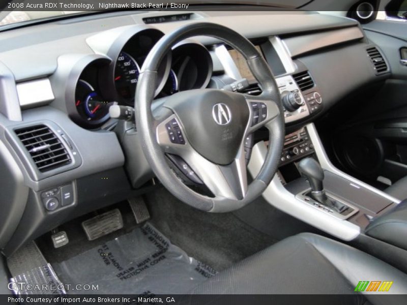 Nighthawk Black Pearl / Ebony 2008 Acura RDX Technology
