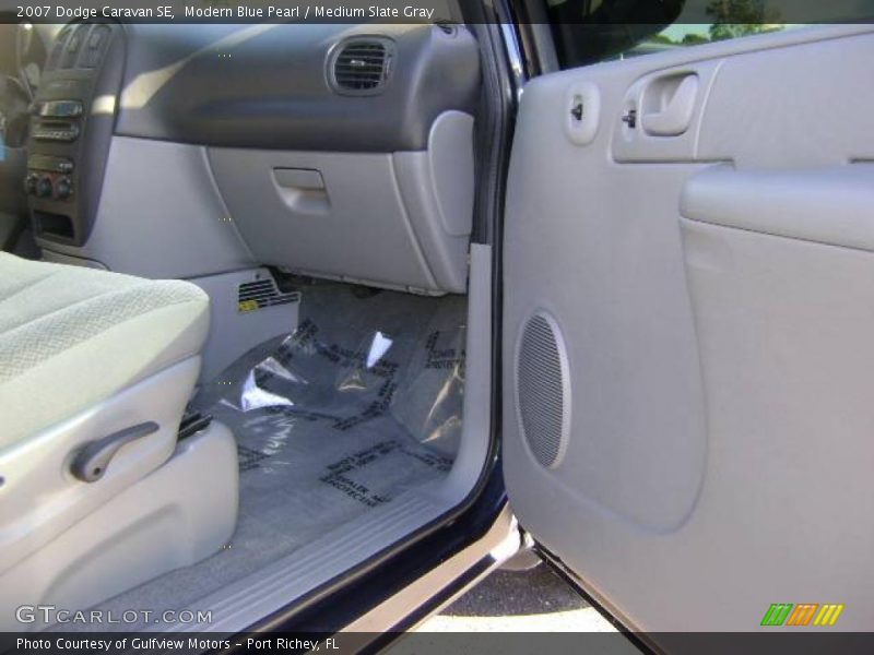 Modern Blue Pearl / Medium Slate Gray 2007 Dodge Caravan SE