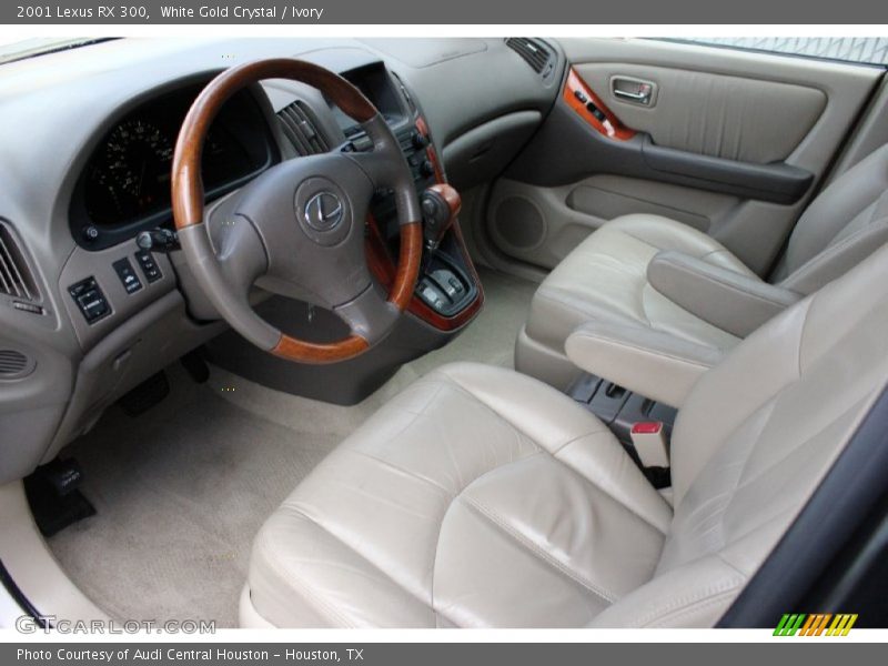 White Gold Crystal / Ivory 2001 Lexus RX 300