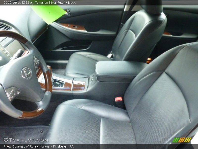 Tungsten Silver Pearl / Black 2010 Lexus ES 350