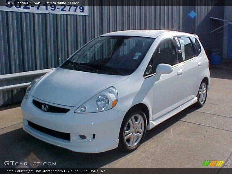 Taffeta White / Black 2007 Honda Fit Sport