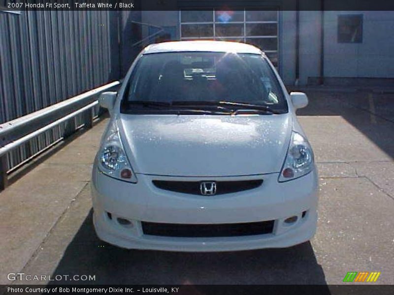 Taffeta White / Black 2007 Honda Fit Sport