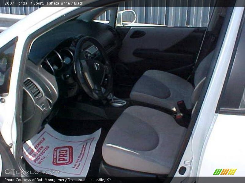 Taffeta White / Black 2007 Honda Fit Sport