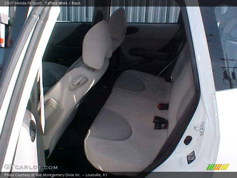 Taffeta White / Black 2007 Honda Fit Sport