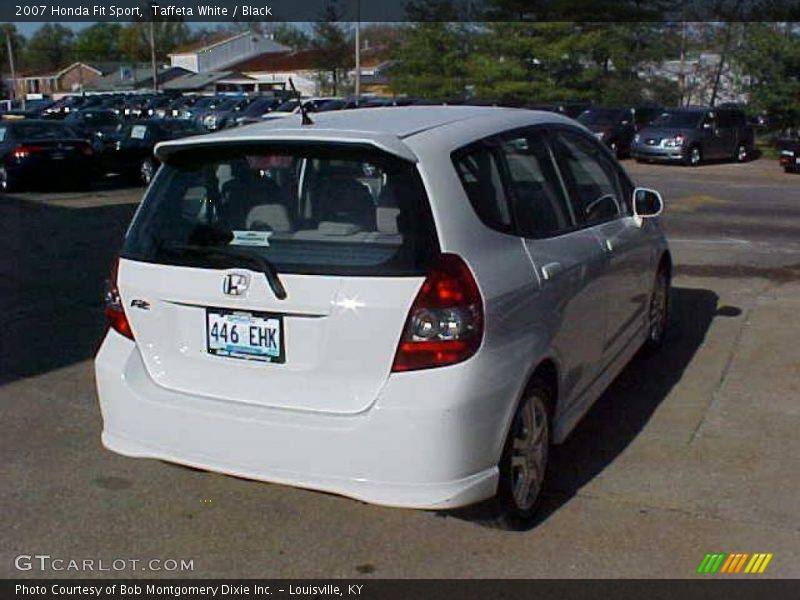 Taffeta White / Black 2007 Honda Fit Sport