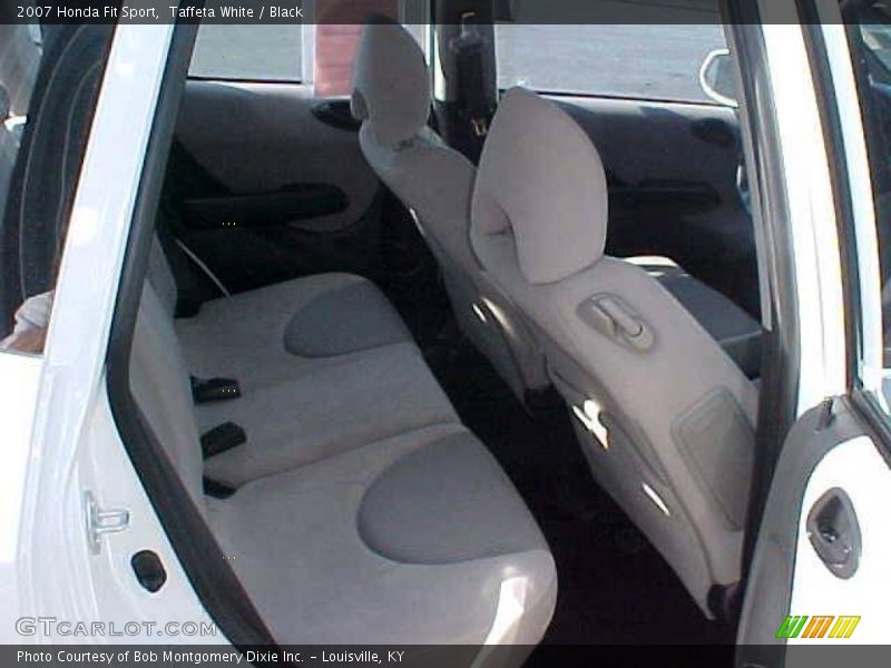 Taffeta White / Black 2007 Honda Fit Sport