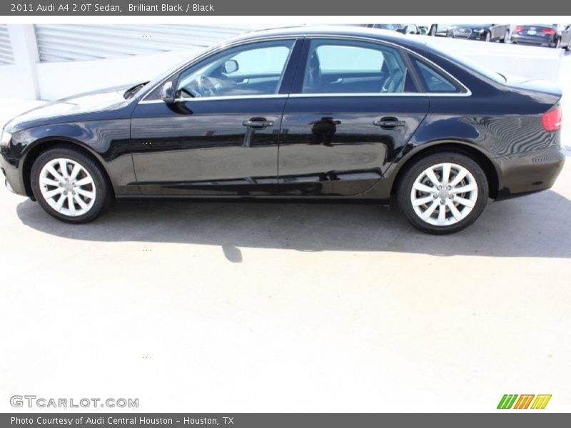 Brilliant Black / Black 2011 Audi A4 2.0T Sedan