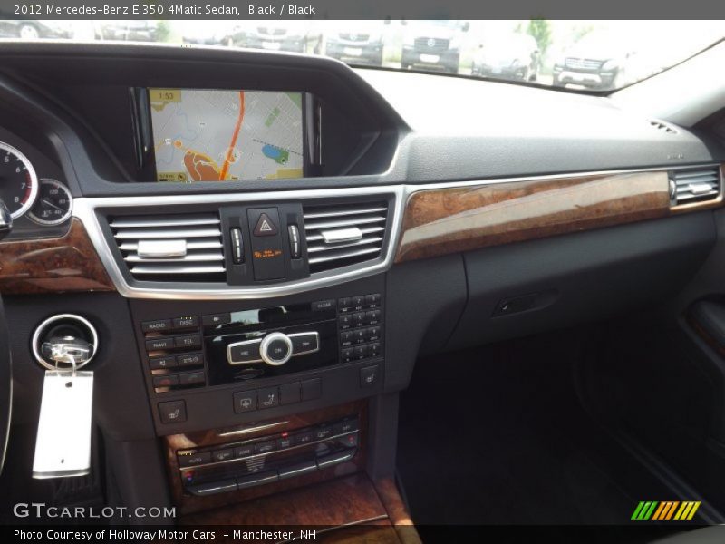 Black / Black 2012 Mercedes-Benz E 350 4Matic Sedan