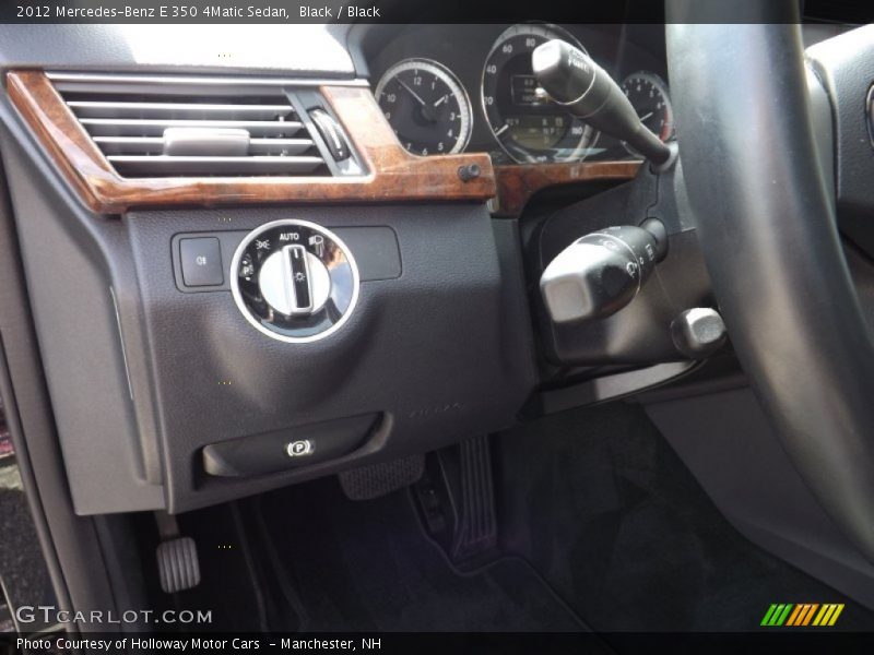 Black / Black 2012 Mercedes-Benz E 350 4Matic Sedan