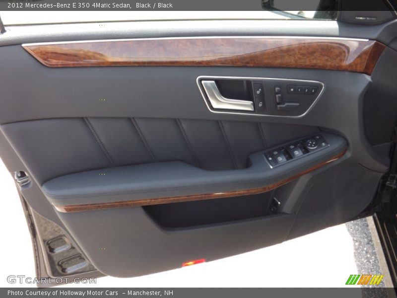 Black / Black 2012 Mercedes-Benz E 350 4Matic Sedan