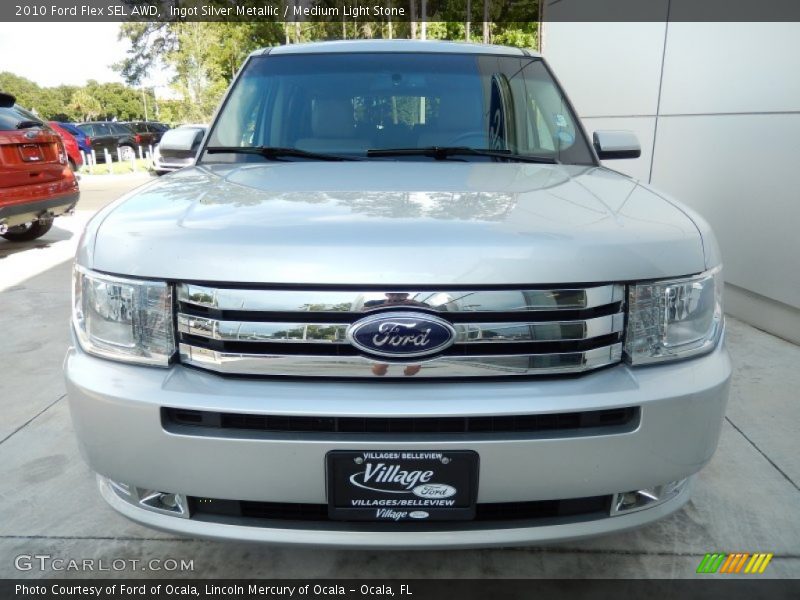 Ingot Silver Metallic / Medium Light Stone 2010 Ford Flex SEL AWD