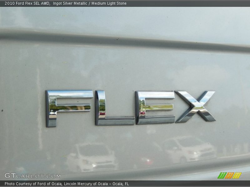 Ingot Silver Metallic / Medium Light Stone 2010 Ford Flex SEL AWD