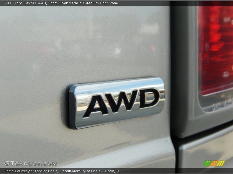 Ingot Silver Metallic / Medium Light Stone 2010 Ford Flex SEL AWD