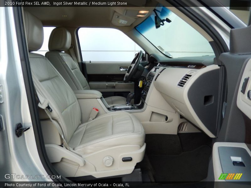 Ingot Silver Metallic / Medium Light Stone 2010 Ford Flex SEL AWD