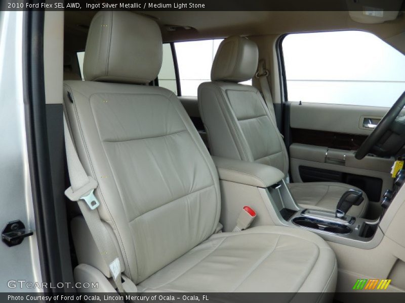 Ingot Silver Metallic / Medium Light Stone 2010 Ford Flex SEL AWD