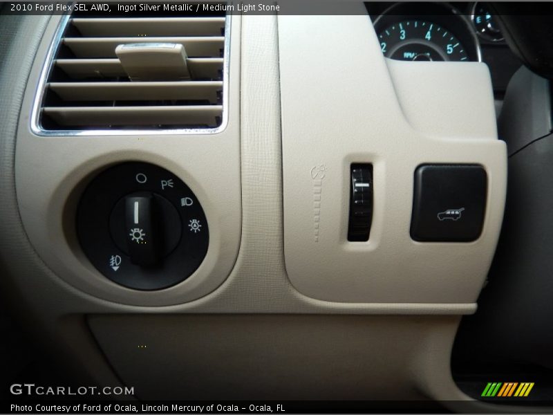 Ingot Silver Metallic / Medium Light Stone 2010 Ford Flex SEL AWD