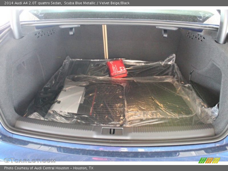 Scuba Blue Metallic / Velvet Beige/Black 2014 Audi A4 2.0T quattro Sedan