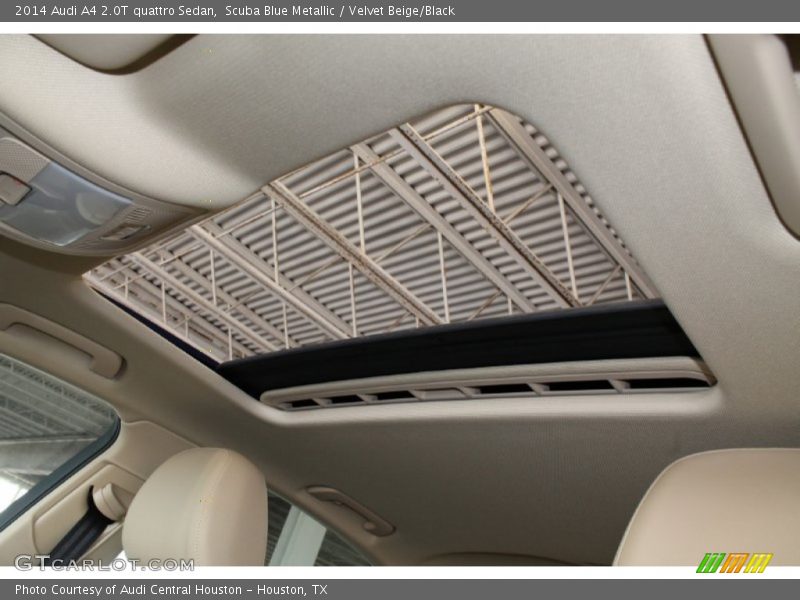 Scuba Blue Metallic / Velvet Beige/Black 2014 Audi A4 2.0T quattro Sedan